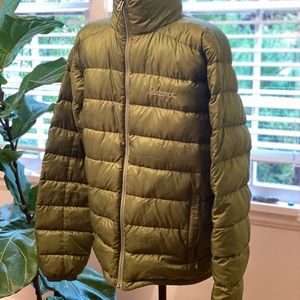 Marmot 800 Down Fill (size M) Green Coat